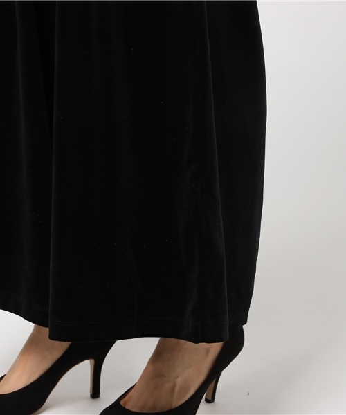 earth music&ecology（アースミュージックアンドエコロジー）の「ベロアスピンドルワイドパンツ（その他パンツ・レディース・ブラック/ベージュ/ブラウン/ピンク・FREE）」の10枚目の写真