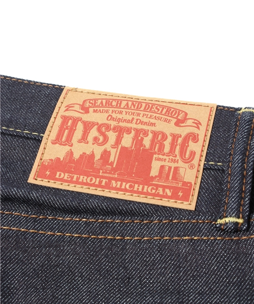 HYSTERIC GLAMOUR（ヒステリックグラマー）の「RAWデニムスリムストレートPT（デニムパンツ・メンズ・インディゴブルー・28inch/30inch/32inch/34inch）」の11枚目の写真