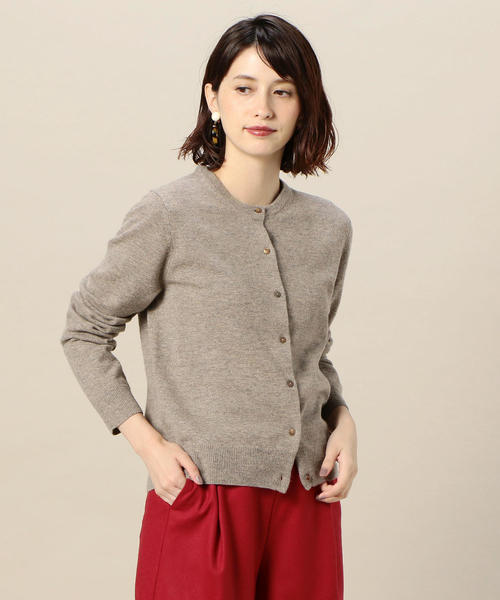BEAUTY&YOUTH UNITED ARROWS（ビューティーアンドユースユナイテッドアローズ）の「BY 12Gテンジク ニットカーディガン ◆（カーディガン/ボレロ・レディース・ブラック/ライトグレー/モカ/パープル・FREE）」の3枚目の写真
