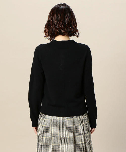 BEAUTY&YOUTH UNITED ARROWS（ビューティーアンドユースユナイテッドアローズ）の「BY 12Gテンジク ニットカーディガン ◆（カーディガン/ボレロ・レディース・ブラック/ライトグレー/モカ/パープル・FREE）」の5枚目の写真
