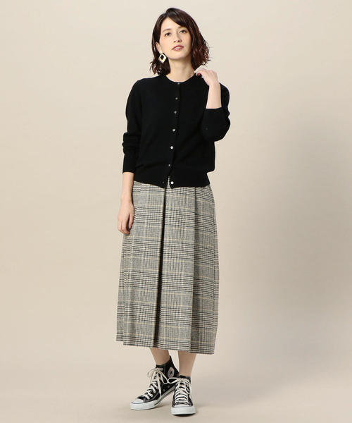 BEAUTY&YOUTH UNITED ARROWS（ビューティーアンドユースユナイテッドアローズ）の「BY 12Gテンジク ニットカーディガン ◆（カーディガン/ボレロ・レディース・ブラック/ライトグレー/モカ/パープル・FREE）」の8枚目の写真