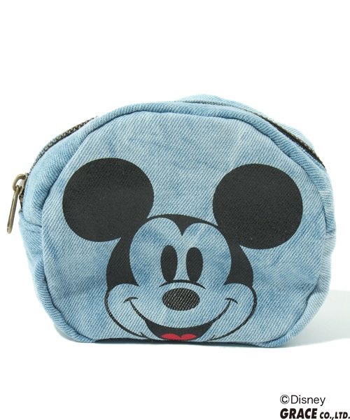 Dip Drops（Dip Drops）の「デニムポーチ（ディズニー）（ポーチ  