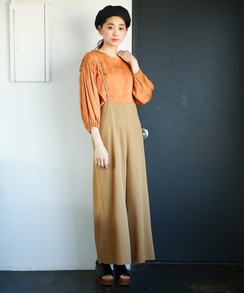 LEPSIM(レプシィム)の「パイピングベレーSS 780189(ハンチング/ベレー帽・レディース・ブラック/ベージュ/カーキ・ONE SIZE)」の14枚目の写真