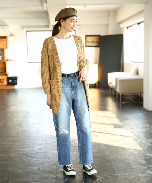 LEPSIM(レプシィム)の「パイピングベレーSS 780189(ハンチング/ベレー帽・レディース・ブラック/ベージュ/カーキ・ONE SIZE)」の11枚目の写真