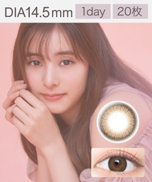 EverColor 1day Natural アプリコットブラウン（20枚入り）