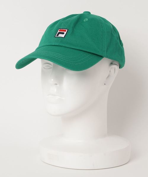 FILA（フィラ）の「【FILA/フィラ】キャンバスローキャップ　ブランドロゴ　刺繍（キャップ・レディース・ホワイト/ブラック/ピンク/ブルー/ネイビー/ベージュ/イエロー/グリーン・FREE）」の5枚目の写真