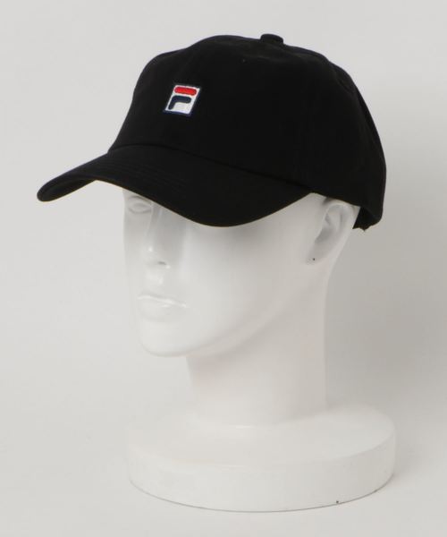 FILA（フィラ）の「【FILA/フィラ】キャンバスローキャップ　ブランドロゴ　刺繍（キャップ・レディース・ホワイト/ブラック/ピンク/ブルー/ネイビー/ベージュ/イエロー/グリーン・FREE）」の3枚目の写真