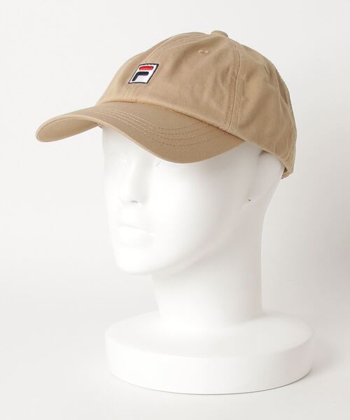 FILA（フィラ）の「【FILA/フィラ】キャンバスローキャップ　ブランドロゴ　刺繍（キャップ・レディース・ホワイト/ブラック/ピンク/ブルー/ネイビー/ベージュ/イエロー/グリーン・FREE）」の4枚目の写真