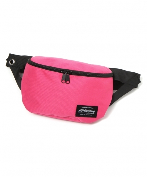 GLOBAL WORK（グローバルワーク）の「ウェストバッグ/785047（ボディバッグ/ウエストポーチ・メンズ・レッド/カーキ/ブラック/ライトピンク/ライトイエロー/パープル/ネイビー/グリーン/ライトグリーン/ホワイト/フューシャピンク・FREE）」の9枚目の写真