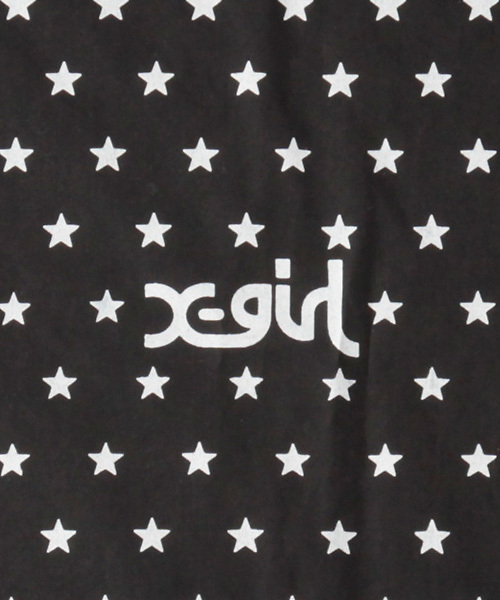 X-girl（エックスガール）の「X-girl × VANS BANDANA（バンダナ/スカーフ・レディース・ブラック/レッド/ネイビー・ONE SIZE）」の5枚目の写真