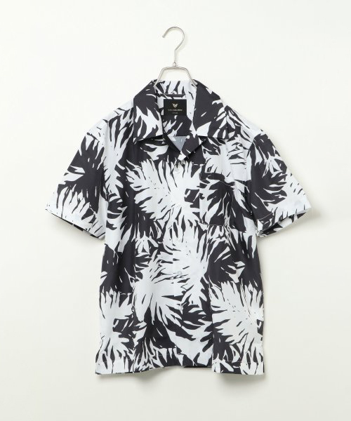 VENCEEXCHANGE（ヴァンスエクスチェンジ）の「ボタニカルオープンカラーシャツ（シャツ/ブラウス・メンズ・その他31/レッド/ホワイト・M/L）」の2枚目の写真