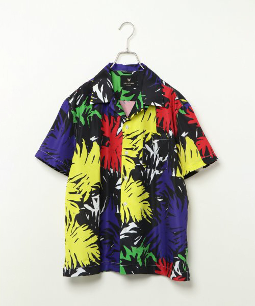 VENCEEXCHANGE（ヴァンスエクスチェンジ）の「ボタニカルオープンカラーシャツ（シャツ/ブラウス・メンズ・その他31/レッド/ホワイト・M/L）」の3枚目の写真