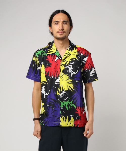 VENCEEXCHANGE（ヴァンスエクスチェンジ）の「ボタニカルオープンカラーシャツ（シャツ/ブラウス・メンズ・その他31/レッド/ホワイト・M/L）」の6枚目の写真