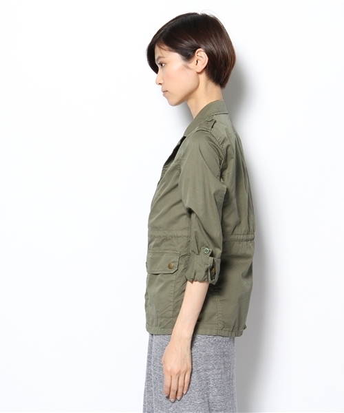 BEAUTY&YOUTH UNITED ARROWS（ビューティーアンドユースユナイテッドアローズ）の「BYBC ♪80ダンプF2ミリタリージャケット ◆（ミリタリージャケット・レディース・ベージュ/オリーブ・SMALL/MEDIUM）」の4枚目の写真