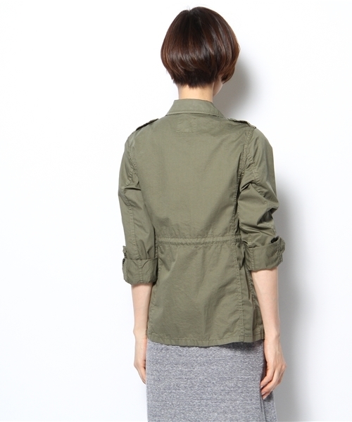 BEAUTY&YOUTH UNITED ARROWS（ビューティーアンドユースユナイテッドアローズ）の「BYBC ♪80ダンプF2ミリタリージャケット ◆（ミリタリージャケット・レディース・ベージュ/オリーブ・SMALL/MEDIUM）」の5枚目の写真