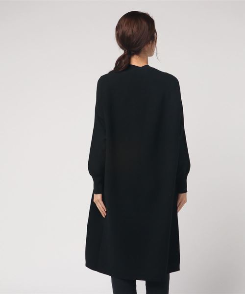 UNITED TOKYO（ユナイテッドトウキョウ）の「ホールガーメントロングカーデ（ニット/セーター・レディース・ブラック/ベージュ/パープル・1）」の5枚目の写真