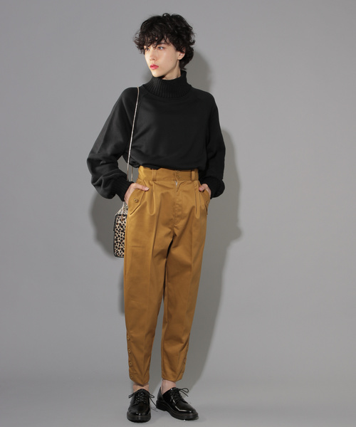 PAGEBOY（ページボーイ）の「ミリタリージョッパーズパンツ（その他パンツ・レディース・ベージュ/ブラック・MEDIUM/SMALL）」の6枚目の写真