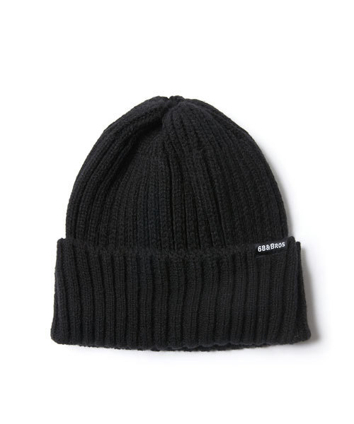 68&brothers（シックスティエイトアンドブラザーズ）の「Wool Bob Cap（ニットキャップ/ビーニー・メンズ・ブラック/ブラウン/グレー・FREE）」の2枚目の写真