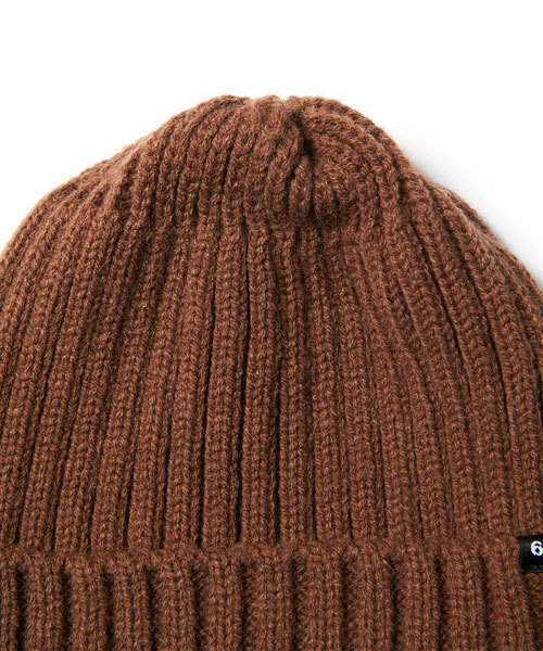 68&brothers（シックスティエイトアンドブラザーズ）の「Wool Bob Cap（ニットキャップ/ビーニー・メンズ・ブラック/ブラウン/グレー・FREE）」の5枚目の写真