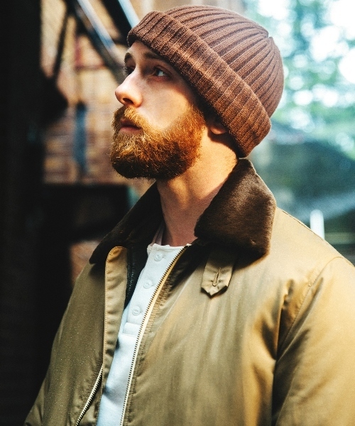 68&brothers（シックスティエイトアンドブラザーズ）の「Wool Bob Cap（ニットキャップ/ビーニー・メンズ・ブラック/ブラウン/グレー・FREE）」の9枚目の写真