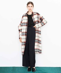 【CITY】ROVING CHECK OVER LONG COAT