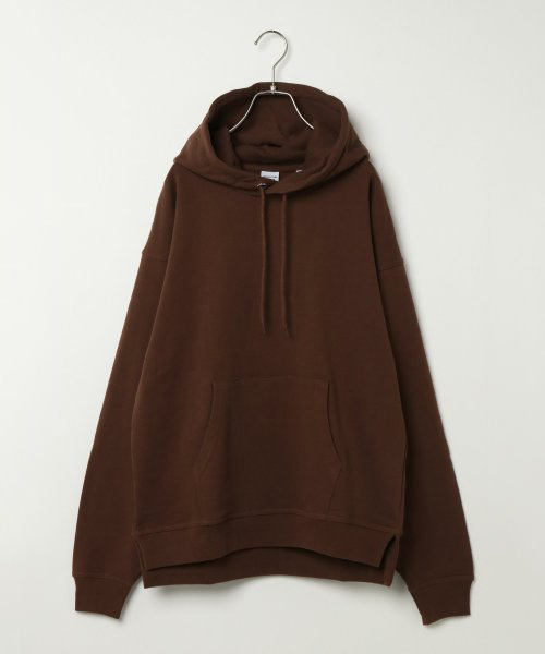 VENCEEXCHANGE（ヴァンスエクスチェンジ）の「WEB限定 USAコットンワイドシルエットパーカー（パーカー・メンズ・ホワイト/ブラック/パープル/ブラウン/ワインレッド・M/L）」の3枚目の写真