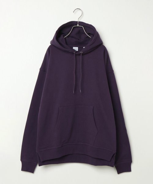 VENCEEXCHANGE（ヴァンスエクスチェンジ）の「WEB限定 USAコットンワイドシルエットパーカー（パーカー・メンズ・ホワイト/ブラック/パープル/ブラウン/ワインレッド・M/L）」の13枚目の写真