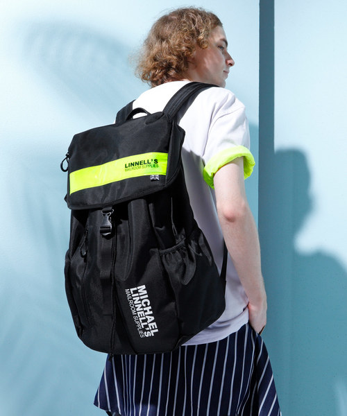 MICHAEL LINNELL（マイケル リンネル）の「【MICHAEL LINNELL】 マイケルリンネル Big Backpack ML-008 バックパック/リュック（バックパック/リュック・メンズ・ブラック×ホワイト/ブラック×ブラック/ブラック×レッド/ブラック×イエロー・ONE SIZE）」の4枚目の写真