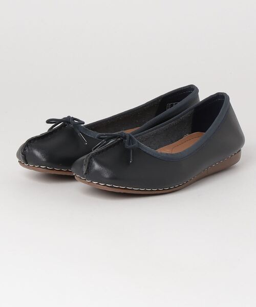 Clarks（クラークス）の「クラークス ウィメンズ Freckle Ice フレックルアイス バレエシューズ（バレエシューズ・レディース・ネイビー/ピンク系その他/グリーン系その他/ブラック/ブルー/ネイビー系/ホワイト/ピンク系その他2/シルバー/ホワイト系その他/タン・50/40/35/45/55/30）」の8枚目の写真