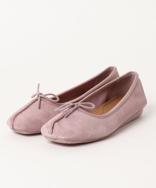 Clarks（クラークス）の「クラークス ウィメンズ Freckle Ice フレックルアイス バレエシューズ（バレエシューズ・レディース・ネイビー/ピンク系その他/グリーン系その他/ブラック/ブルー/ネイビー系/ホワイト/ピンク系その他2/シルバー/ホワイト系その他/タン・50/40/35/45/55/30）」の9枚目の写真