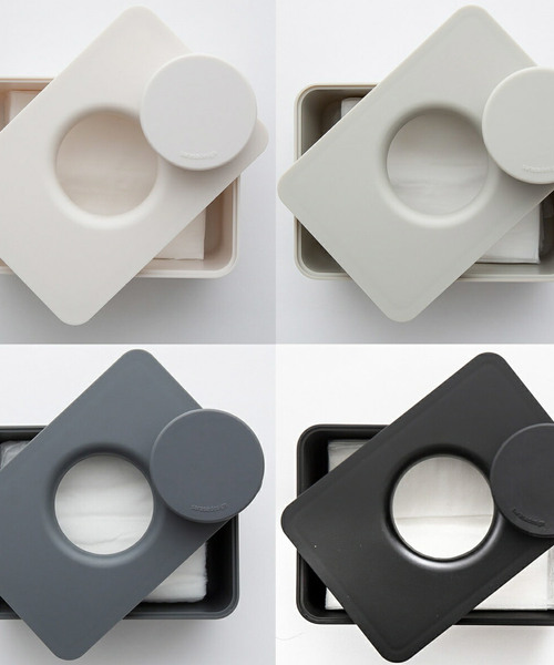 sarasa design(サラサデザイン)の「b2c ウェットティッシュホルダー|シリコン蓋タイプ(おむつ用品/おむつポーチ・レディース・ホワイト/チャコールグレー/ライトグレー/ブラック・ONE SIZE)」の19枚目の写真