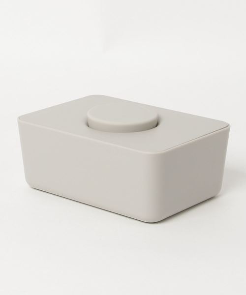 sarasa design(サラサデザイン)の「b2c ウェットティッシュホルダー|シリコン蓋タイプ(おむつ用品/おむつポーチ・レディース・ホワイト/チャコールグレー/ライトグレー/ブラック・ONE SIZE)」の7枚目の写真