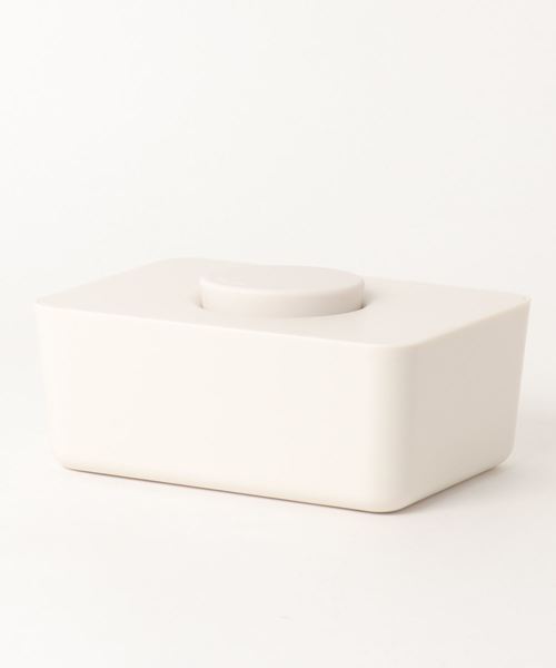 sarasa design(サラサデザイン)の「b2c ウェットティッシュホルダー|シリコン蓋タイプ(おむつ用品/おむつポーチ・レディース・ホワイト/チャコールグレー/ライトグレー/ブラック・ONE SIZE)」の8枚目の写真