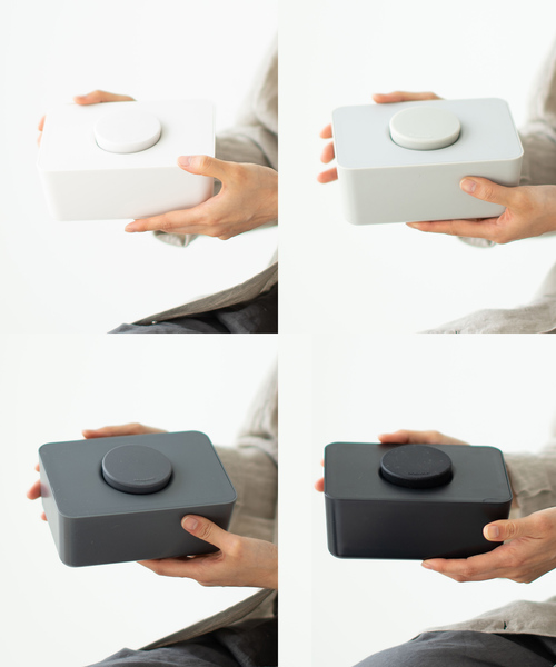 sarasa design(サラサデザイン)の「b2c ウェットティッシュホルダー|シリコン蓋タイプ(おむつ用品/おむつポーチ・レディース・ホワイト/チャコールグレー/ライトグレー/ブラック・ONE SIZE)」の9枚目の写真