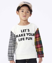 BREEZE | 袖切替トレーナー(スウェット)