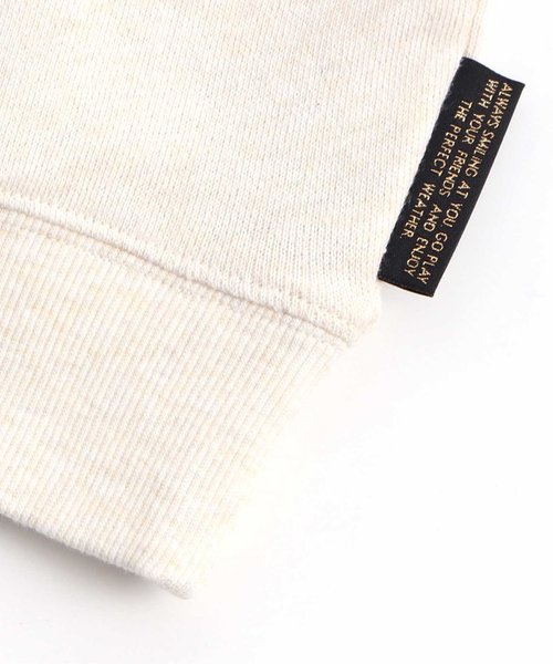 BREEZE（ブリーズ）の「袖切替トレーナー（スウェット・キッズ・チャコール/アイボリー・80/90/100/110/120/130/140）」の11枚目の写真