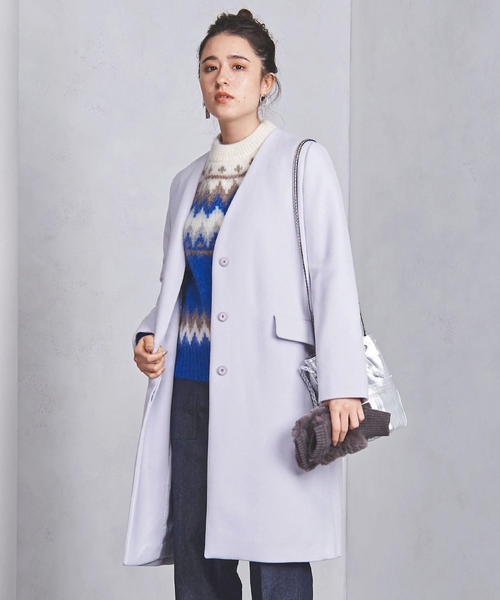 UNITED ARROWS（ユナイテッドアローズ）の「UWSC Vノーカラーコート②