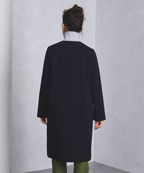 UNITED ARROWS（ユナイテッドアローズ）の「UWSC Vノーカラーコート②