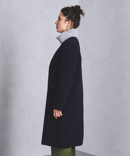 UNITED ARROWS（ユナイテッドアローズ）の「UWSC Vノーカラーコート②