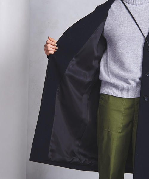 UNITED ARROWS（ユナイテッドアローズ）の「UWSC Vノーカラーコート②