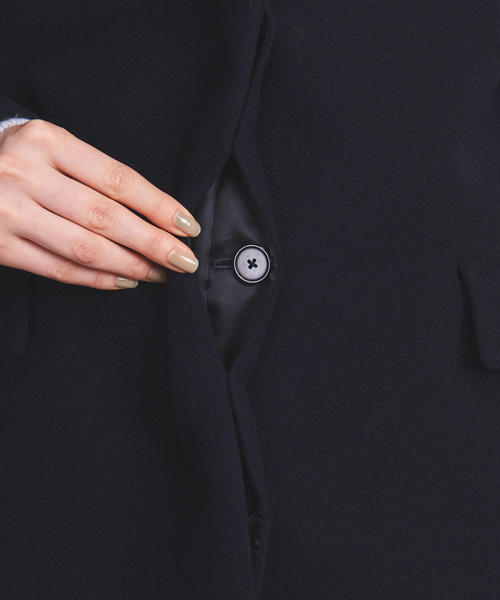 UNITED ARROWS（ユナイテッドアローズ）の「UWSC Vノーカラーコート②