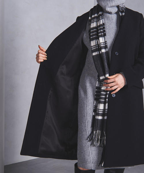 UNITED ARROWS（ユナイテッドアローズ）の「UWSC Vノーカラーコート②