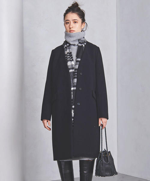 UNITED ARROWS（ユナイテッドアローズ）の「UWSC Vノーカラーコート②