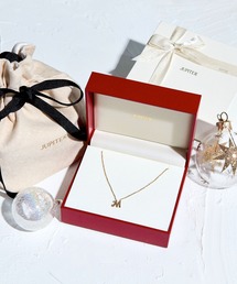 JUPITER（ジュピター）の「＜先着順・数量期間限定＞【SV】イニシャルダイヤモンドネックレス/BOX・巾着ショッパー付き<動画あり><全長40.5cm》（ネックレス）」