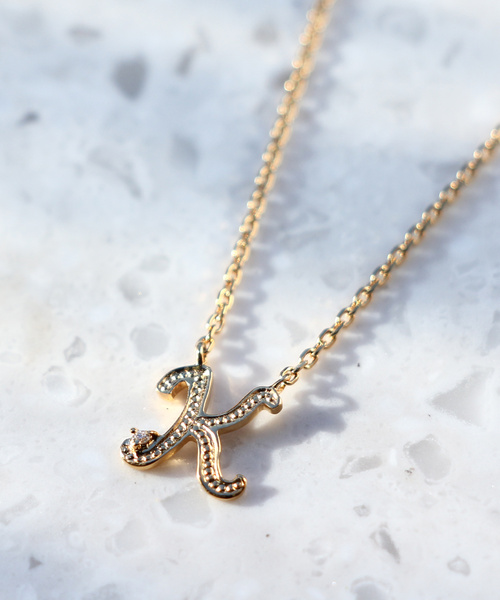 JUPITER（ジュピター）の「＜先着順・数量期間限定＞【SV】イニシャルダイヤモンドネックレス/BOX・巾着ショッパー付き<動画あり><全長40.5cm>（ネックレス・レディース・A/K/M/N/R/S/Y・FREE）」の22枚目の写真