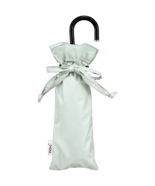 Wpc.(ダブリュピーシー)の「★完全遮光 クラシックフリル ミニ 晴雨兼用 日傘 折りたたみ Wpc.(折りたたみ傘・レディース・ブラック/ベージュ/ネイビー/ラベンダー/ブラウン/ミント・FREE)」の4枚目の写真