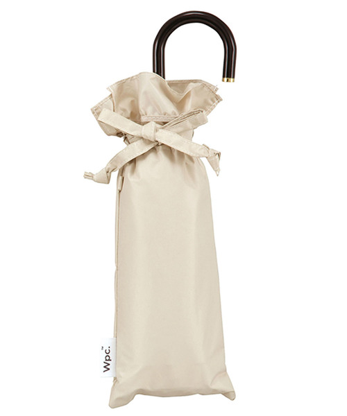 Wpc.(ダブリュピーシー)の「★完全遮光 クラシックフリル ミニ 晴雨兼用 日傘 折りたたみ Wpc.(折りたたみ傘・レディース・ブラック/ベージュ/ネイビー/ラベンダー/ブラウン/ミント・FREE)」の9枚目の写真