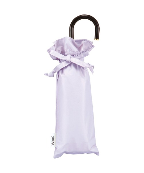 Wpc.(ダブリュピーシー)の「★完全遮光 クラシックフリル ミニ 晴雨兼用 日傘 折りたたみ Wpc.(折りたたみ傘・レディース・ブラック/ベージュ/ネイビー/ラベンダー/ブラウン/ミント・FREE)」の8枚目の写真