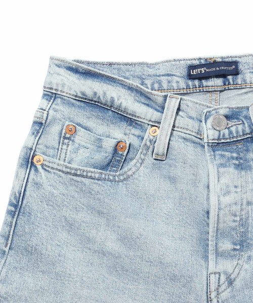 新品リーバイス23/30日本製レディースS メイドアンドクラブティッド Levi's リーバイス メイドアンドクラフテッド 黒パッチ 青タブ