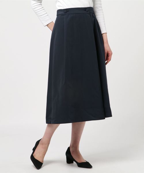 Petit Honfleur(プチオンフルール)の「タックギャザースカート(スカート・レディース・イエロー/ネイビー・61/64/67)」の5枚目の写真